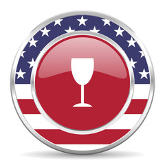 alcohol  american icon, usa flag
