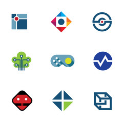 IT developer game company community fun ideas logo icon
