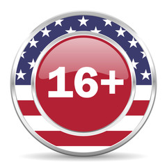 adults american icon, usa flag