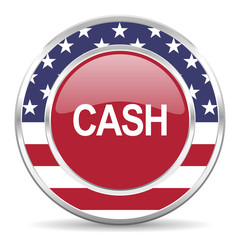 cash american icon, usa flag