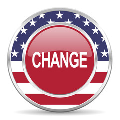 change american icon, usa flag