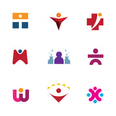 Go explore world help care for others logo icon