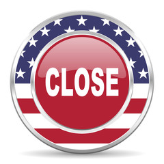close american icon, usa flag