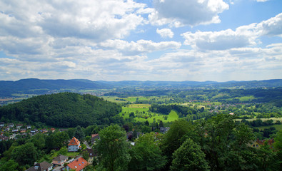 Fototapeta na wymiar Der Blick ins Tal