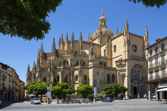 Segovia Cathedral - Castilla-y-Leon - Spain.