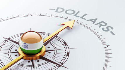 India Dollars Concept