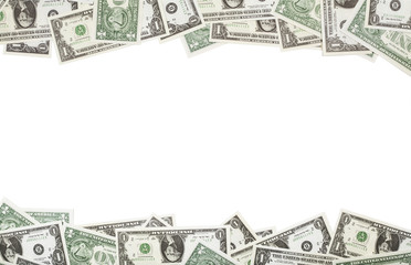 Dollars as background