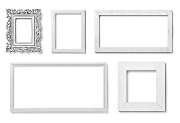 white frame wood background image