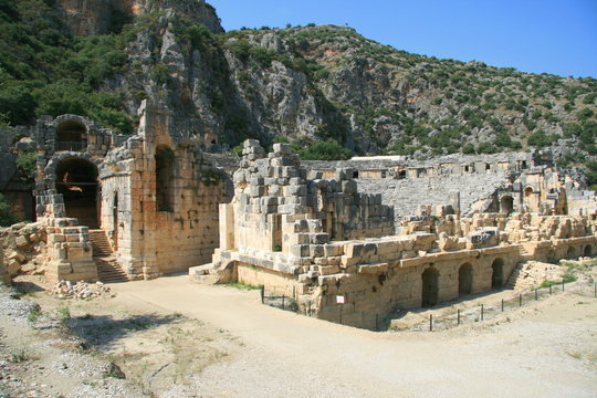 Amphith&eacute;&acirc;tre de Myra en Turquie