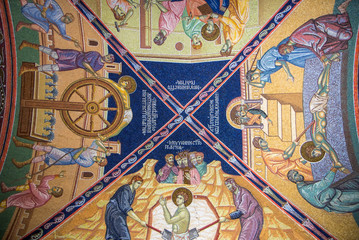 Mosaic fresco