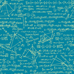 Maths seamless pattern. EPS 8