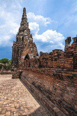 Buddha image of Wat Chai Wattanaram Ayuthaya