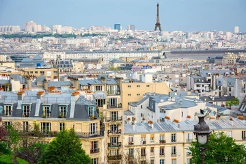 Outdoor-Kissen Vue panoramique de Paris en France © Alexi Tauzin