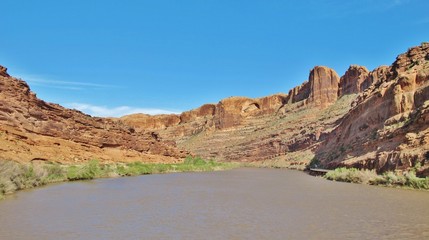 Fototapeta na wymiar Colorado River, Moab, Utah