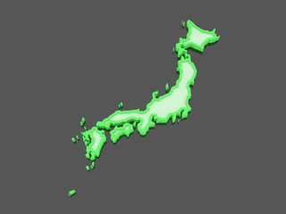 Map of Japan.