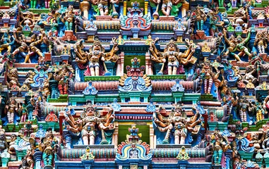 Rolgordijnen Meenakshi Temple © saiko3p