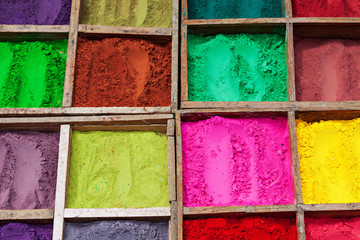 Fototapeta premium Indian color powder