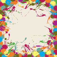 Abstract artistic Background blots. Vector