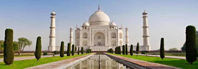 Papier Peint photo Lavable Inde Taj Mahal, Agra