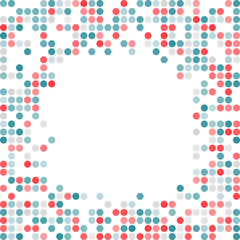 Abstract dotted colorful background