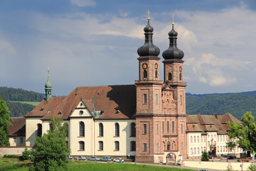 Fototapeta na wymiar Opactwo Benedyktynów w Piotra w Schwarzwaldzie (Niemcy)