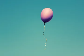Foto op Plexiglas pink balloon © dubova