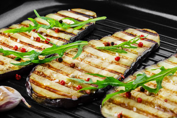 Grilled eggplant
