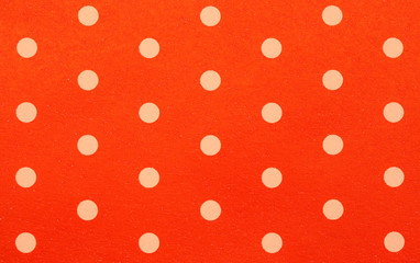 retro red polka dot pattern