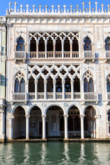 Fototapeta na wymiar Ca D'Oro, a famous palace in Venice
