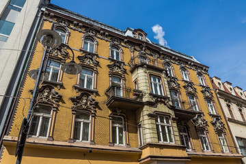 Fototapeta na wymiar Neo-baroque tenement in Katowice
