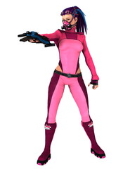 Obraz premium 女性戦士