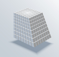 vector modern cube business background.