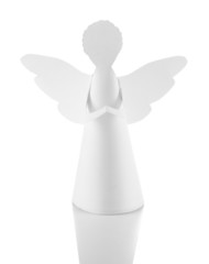 Christmas angel isolated on white