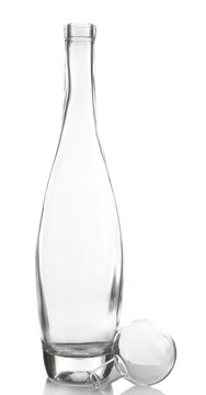 Decorative bottle, isolated on white