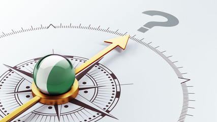 Nigeria Question Mark Concept