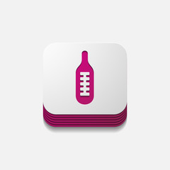 square button: thermometer