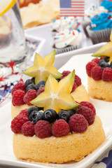 Angel Food Fruit Cake