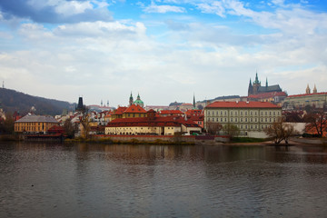 Fototapeta na wymiar View of Prague, Czechia