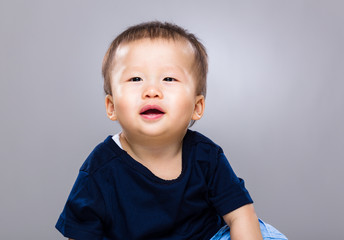 Fototapeta premium Cute smiling baby