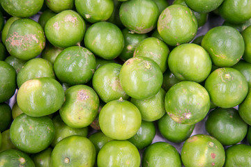 fresh lemon in the market