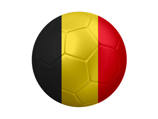 Obraz premium Belgium Football Flag