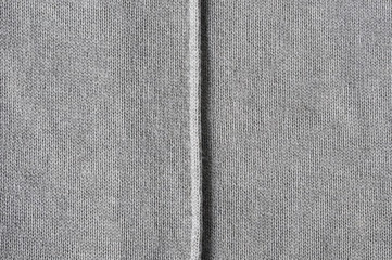 seam on cotton jersey
