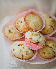 strawberry muffins