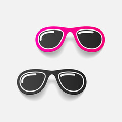 realistic design element: sunglasses