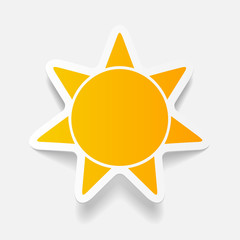 realistic design element: sun