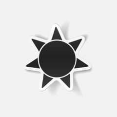 realistic design element: sun