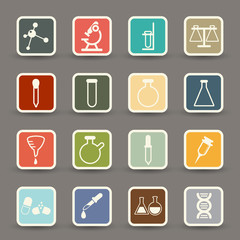 science icons.vector eps10