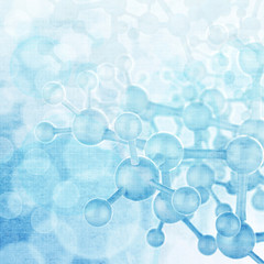 Abstract molecules medical background