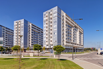 New complex of residential buildings