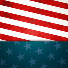 Vector Illustration of an Independence Day Design